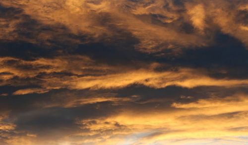 Low angle view of dramatic sky