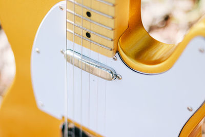 Close-up of guitar