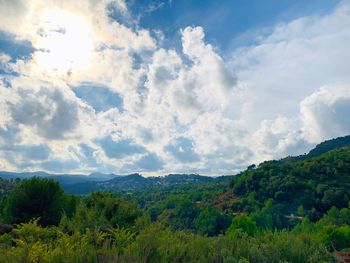 Scenic view of landscape against sky