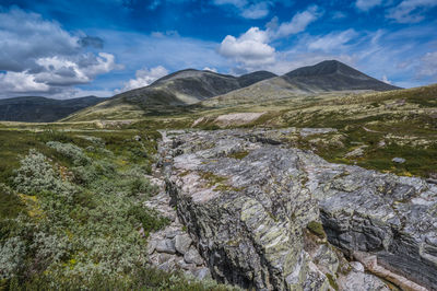 Landscape at peer gynt hytta, rondane nationalpark, høvringen