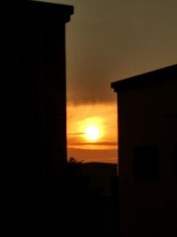 Sun shining through clouds