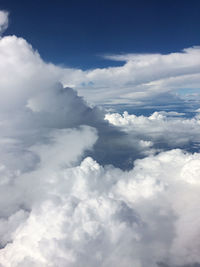 Low angle view of clouds in sky