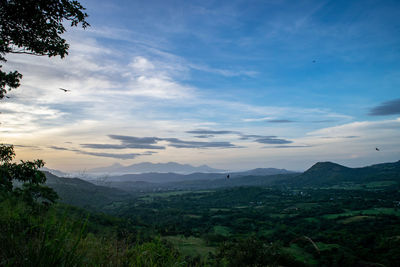 Scenic view of landscape against sky