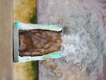 Close-up of rusty metal