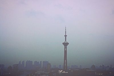 City skyline against sky