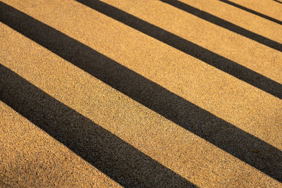 Full frame shot of zebra crossing