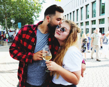 Portrait of young couple