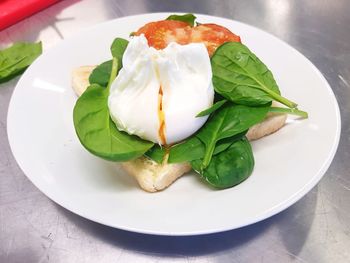 Close-up of food in plate