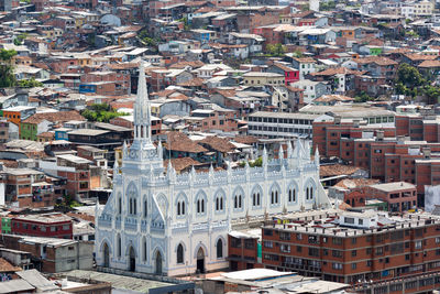 White church in city