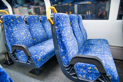 Empty seats in bus