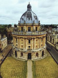 View of cathedral against cloudy sky