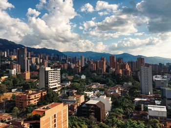 Cityscape against sky