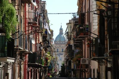 Panoramic view of buildings in city