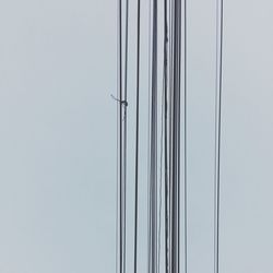 Low angle view of bridge against clear sky