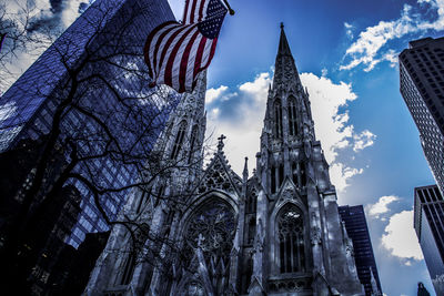 Low angle view of cathedral against sky