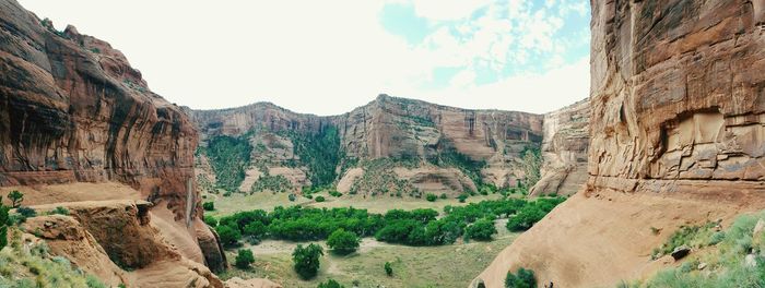 Scenic view of mountains