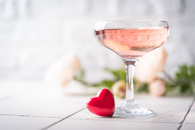 Close-up of drink on table