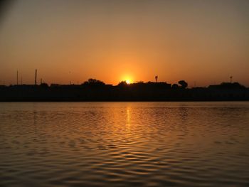 Scenic view of sunset