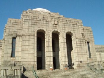 Low angle view of historical building