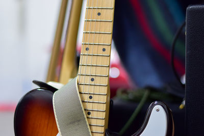 Close-up of guitar