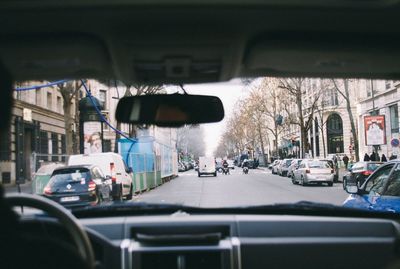 Car on road