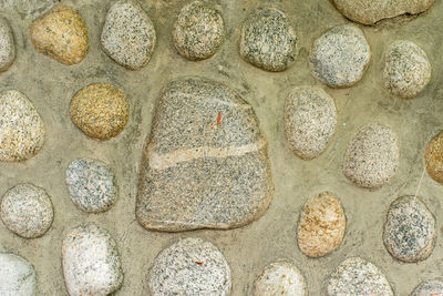 Full frame shot of stones