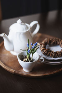 Close-up of coffee on table