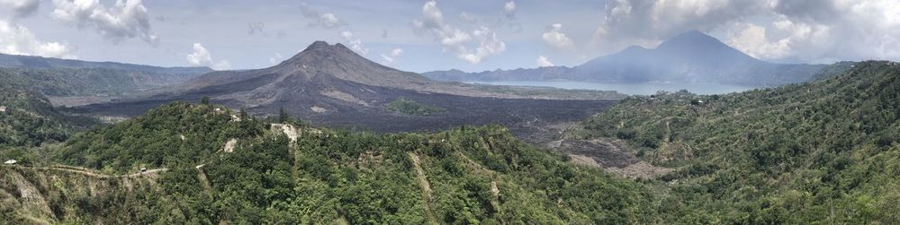 Panoramic view of landscape against sky