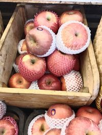 Full frame shot of apples