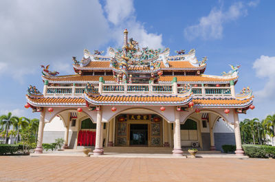 Traditional building against sky