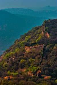 View of fort on mountain