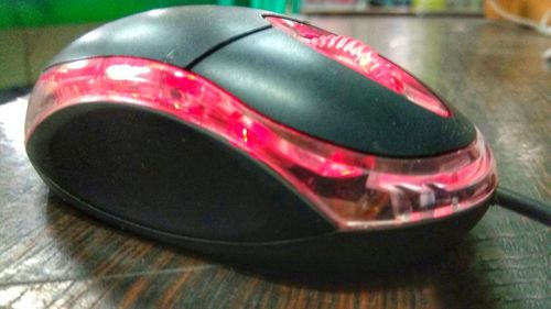 Close-up of shoes on table