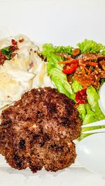 Close-up of dessert in plate