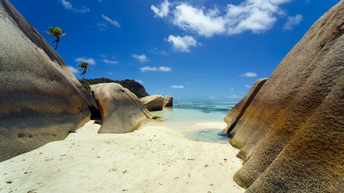 View of beach against sky