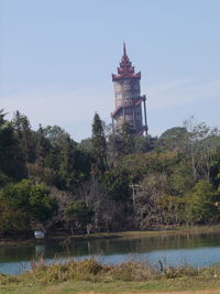 View of clock tower against sky