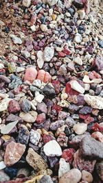 Pebbles on rocks