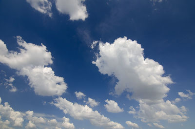 Low angle view of clouds in sky