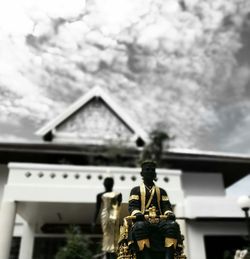 Low angle view of temple