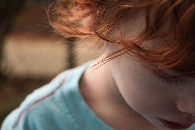 Close-up of boy 