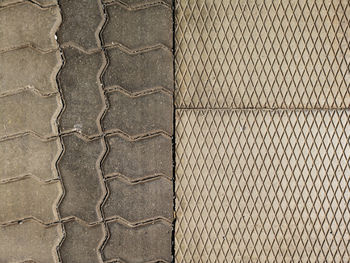 Full frame shot of tiled floor