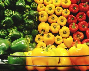 Vegetables for sale at market stall