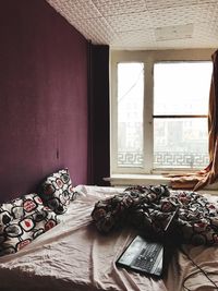 View of bed in bedroom