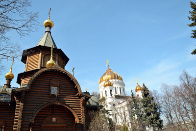 Low angle view of church