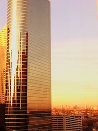 Low angle view of buildings against sky