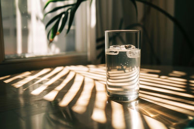 Close-up of drink on table