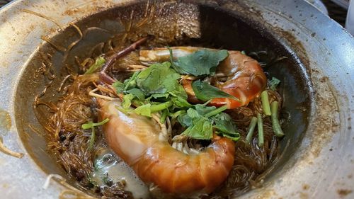 Close-up of food in container