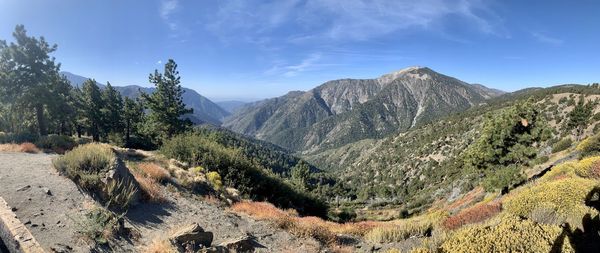 Panoramic view of landscape against sky