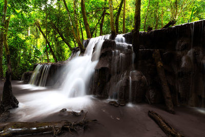 Waterfall in forest