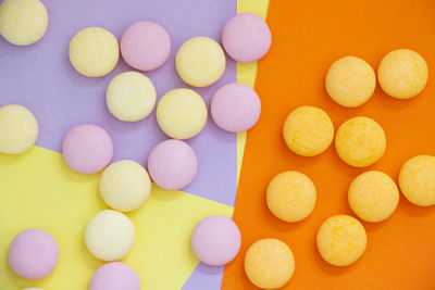 Full frame shot of multi colored candies