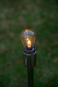 Close-up of light bulb